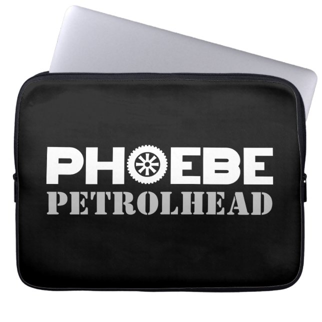 Phoebe Petrolhead Laptop Sleeve (Front)