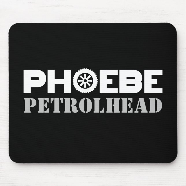 Phoebe Petrolhead Mouse Pad (Front)