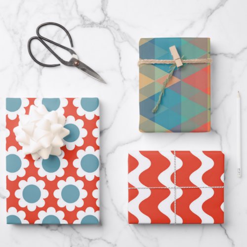 Phoebe Trio Wrapping Paper Sheets