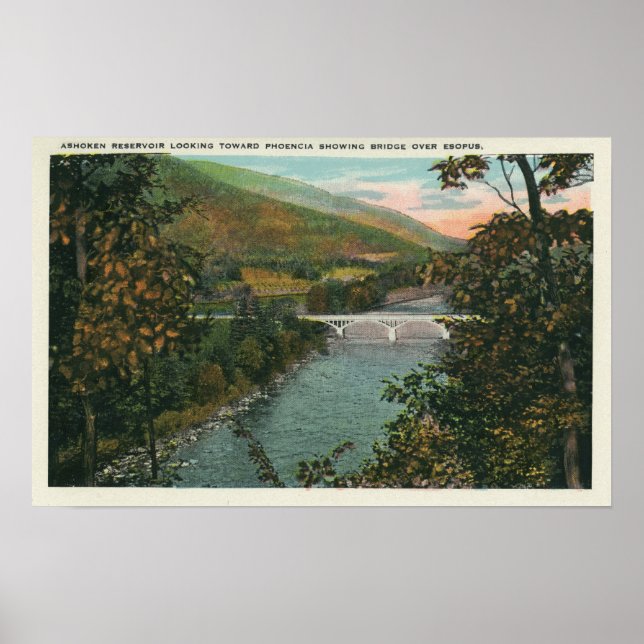 Phoencia, Bridge over Esopus Poster (Front)