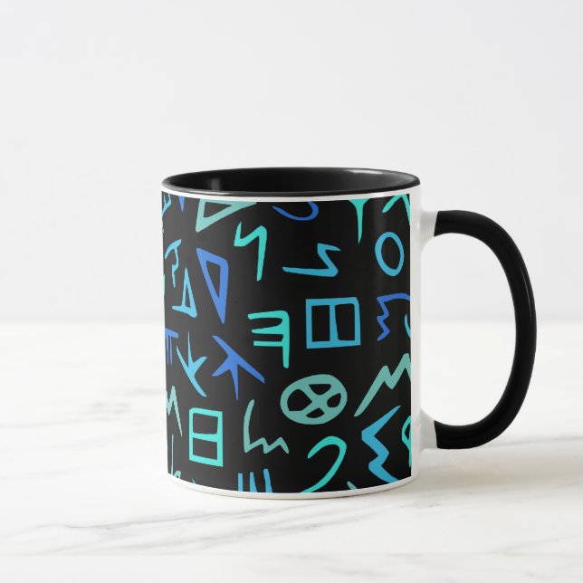 Phoenician alphabet mug (Right)