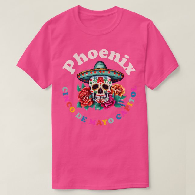 Phoenix  2023 Sugar Skull Arizona T-Shirt (Design Front)