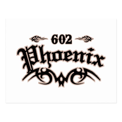 Phoenix 602 postcard | Zazzle