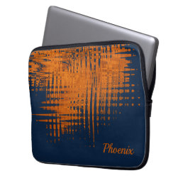 Phoenix.Abstract orange pattern.  Laptop Sleeve