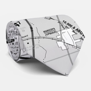 Phoenix Airport TAC Chart  Neck Tie