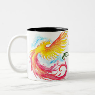 Phoenix and New Beginnings Two-Tone Coffee Mug