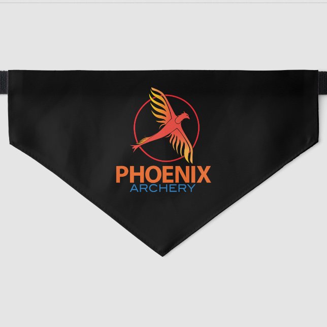 Phoenix Archery NH Pet Bandana Collar (Front)