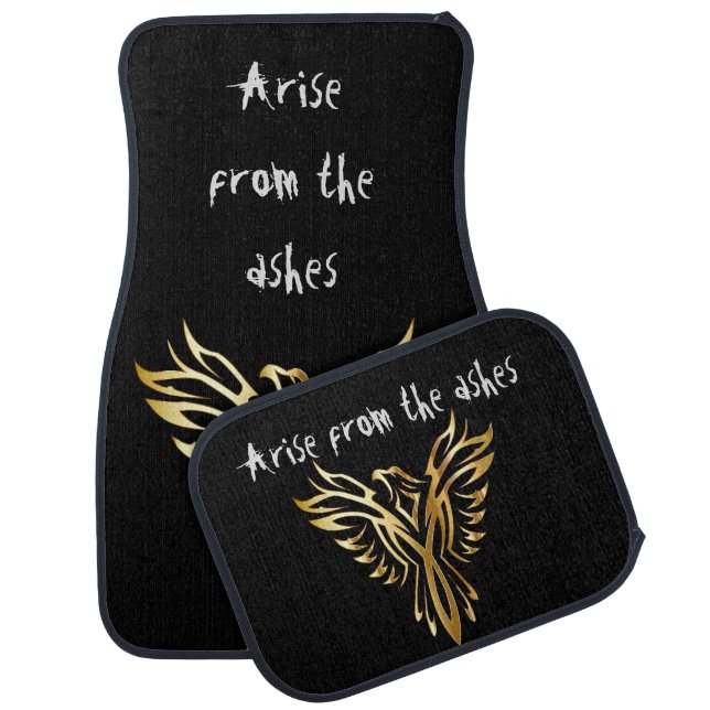 Phoenix arise from the ashes car floor mat (Set)