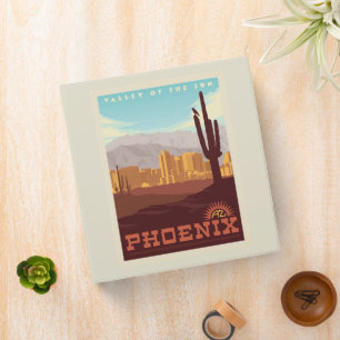 Phoenix, Arizona 3 Ring Binder