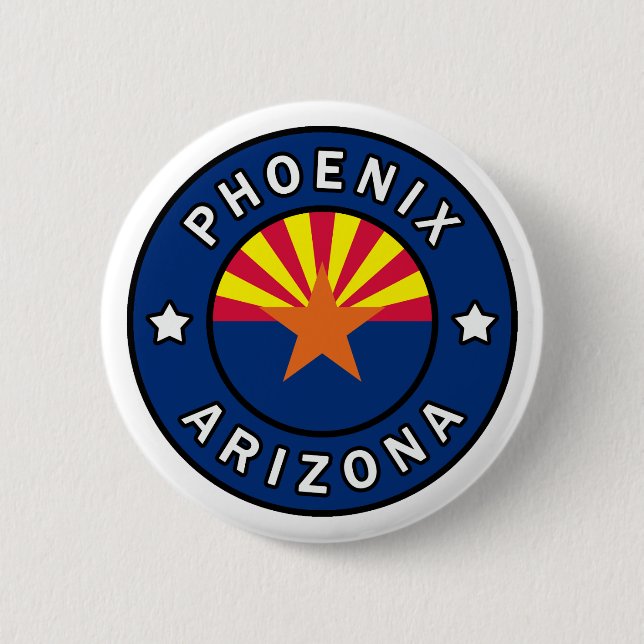 Phoenix Arizona Button (Front)