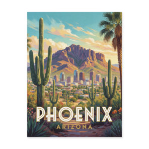 Phoenix Arizona Camelback Mountain Travel   Postcard