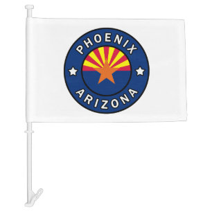 Phoenix Arizona Car Flag