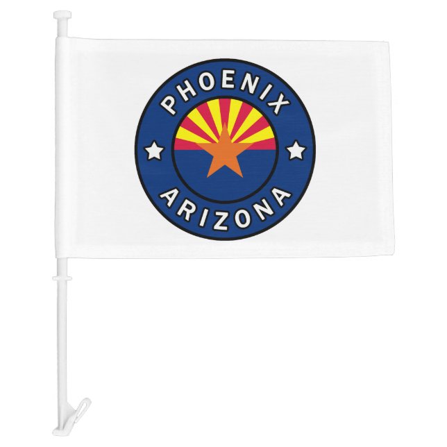 Phoenix Arizona Car Flag (Front)