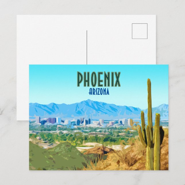 Phoenix Arizona Print, Phoenix Hiking Travel Print – The Window West