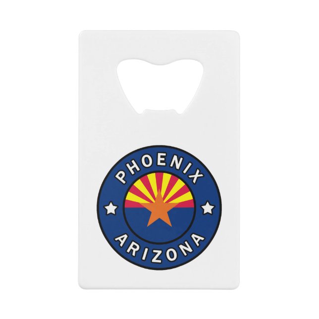 Phoenix Arizona Credit Card Bottle Opener (Front)