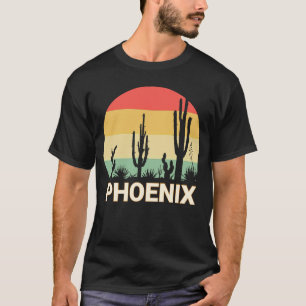 Phoenix Arizona Desert Cactus Retro Home T-Shirt