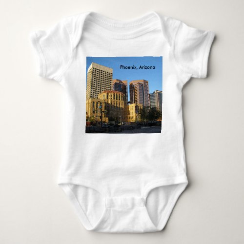 Phoenix Arizona Downtown Baby Bodysuit