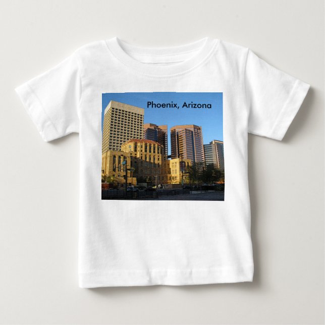 Phoenix, Arizona Downtown Baby T-Shirt (Front)