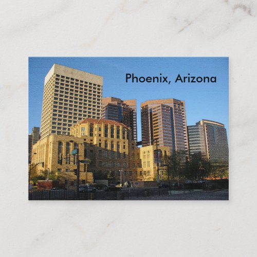 Phoenix Arizona Downtown Business Card