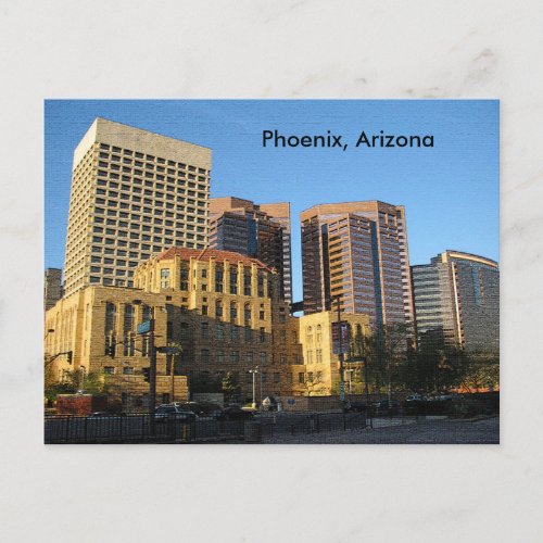 Phoenix Arizona Downtown Postcard