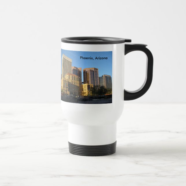 Phoenix, Arizona Downtown Travel Mug (Right)