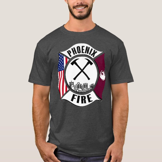 Phoenix Arizona Fire Rescue Department Duty T-Shirt (Front)