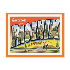 Phoenix Arizona Greetings from US City Postcard