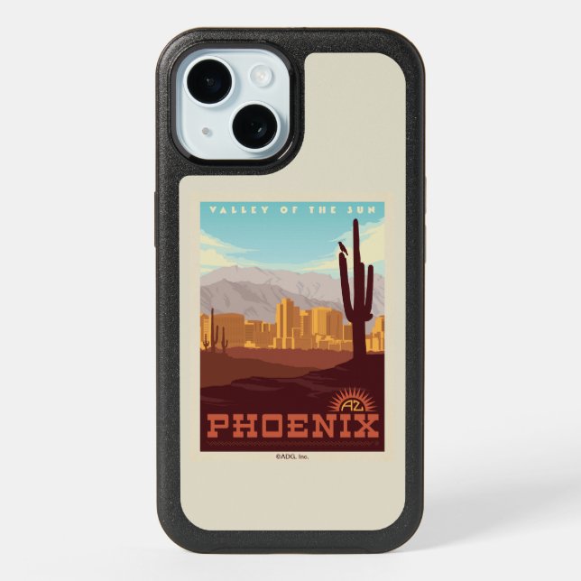 Phoenix, Arizona iPhone 15 Case (Back)