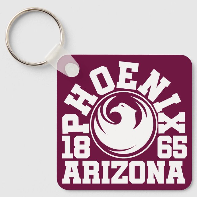 Phoenix,Arizona Keychain (Front)