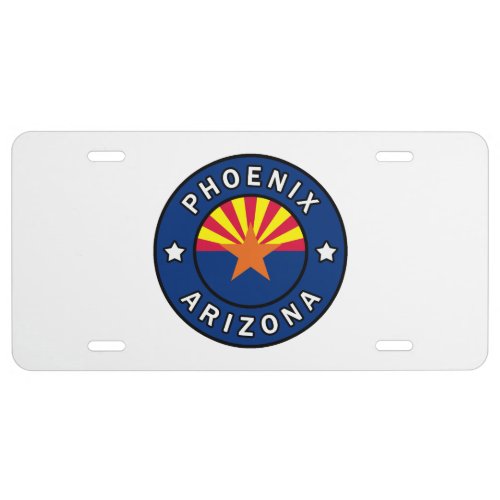 Phoenix Arizona License Plate