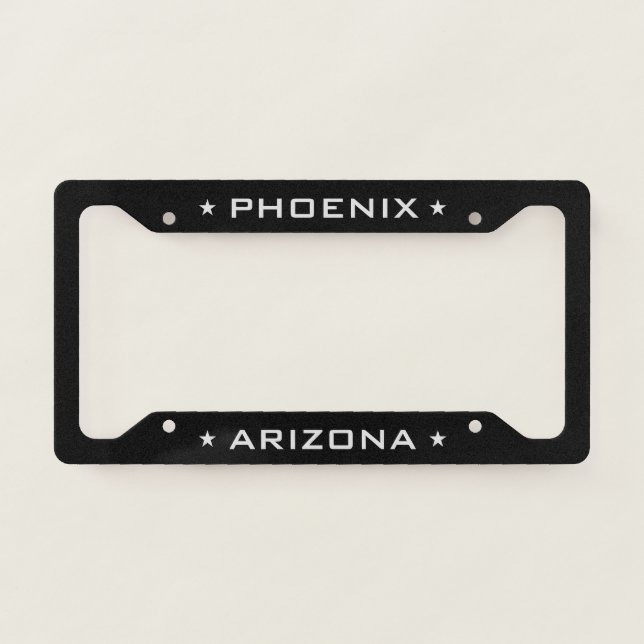 Phoenix Arizona License Plate Frame (Front)