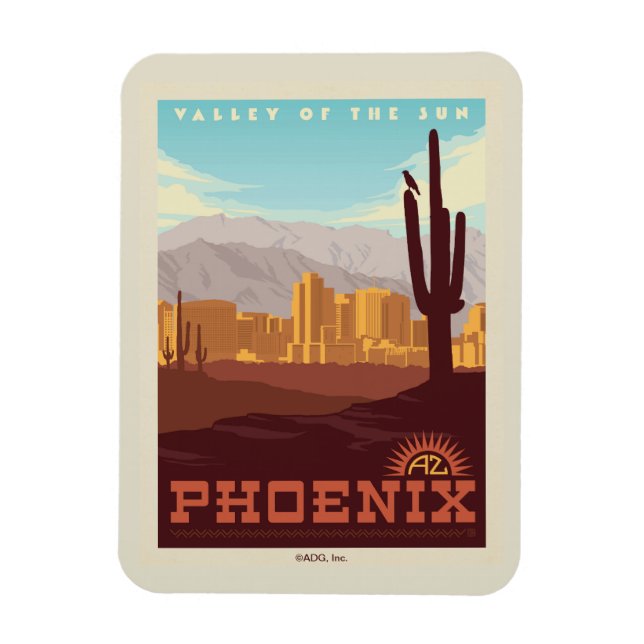 Phoenix, Arizona Magnet (Vertical)