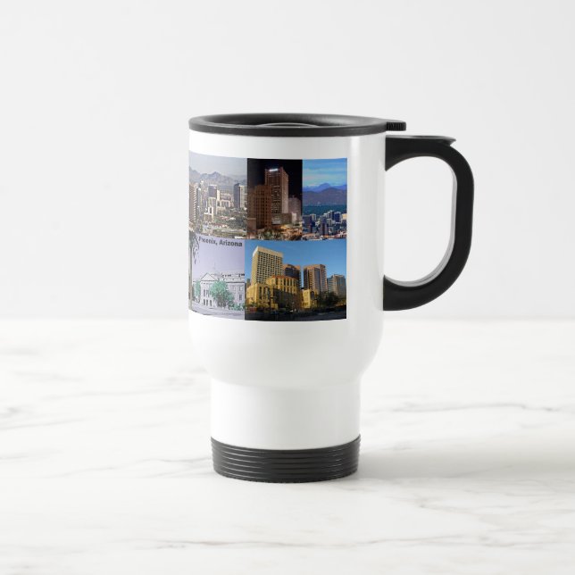 Phoenix Arizona Montage Travel Mug (Right)