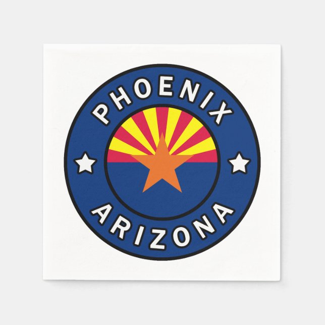 Phoenix Arizona Napkins (Front)