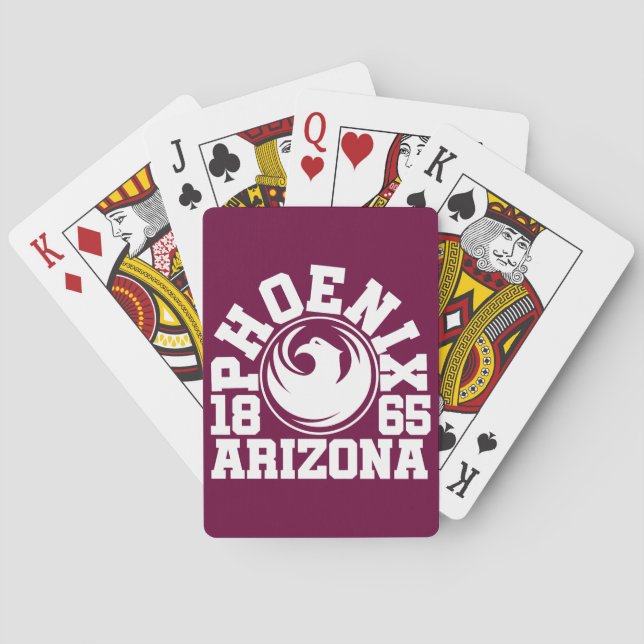 Phoenix,Arizona Poker Cards (Back)