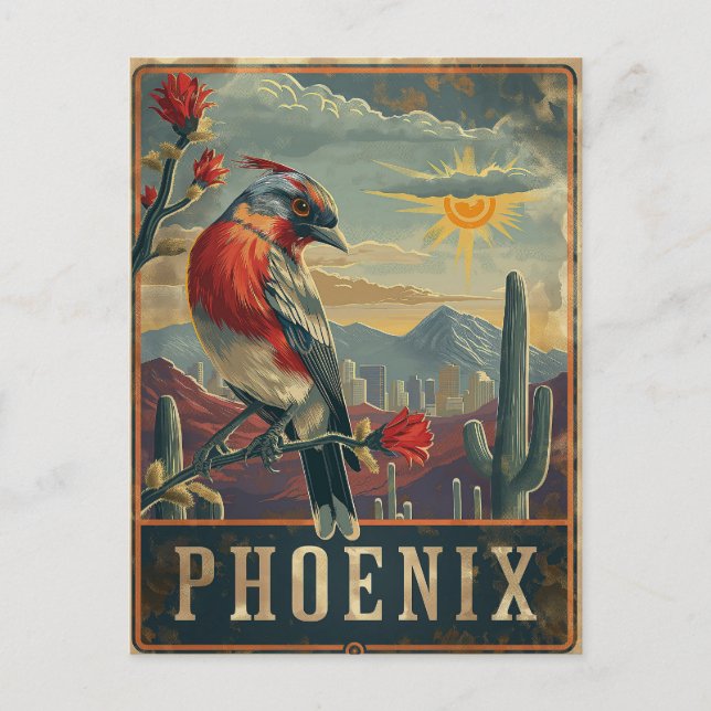 Phoenix, Arizona Postcard (Front)