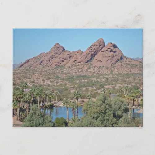 Phoenix Arizona Red Rock Photo Landscape Postcard