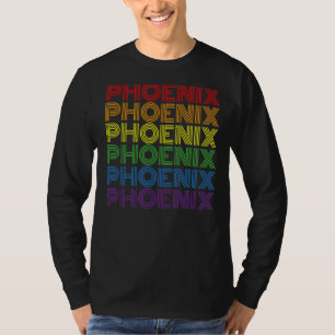 Phoenix Arizona Retro Rainbow Vintage City Men T-Shirt
