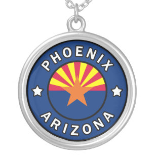 Phoenix Arizona Silver Plated Necklace