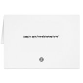 Phoenix Arizona Skyline in Daytime Cards (Back Horizontal)