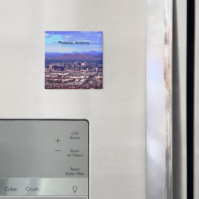 Phoenix Arizona Skyline in Daytime Magnet (In Situ (Fridge))