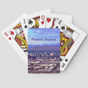 Phoenix Arizona Skyline in Daytime Poker Cards