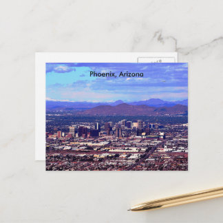 Phoenix Arizona Skyline in Daytime Postcard