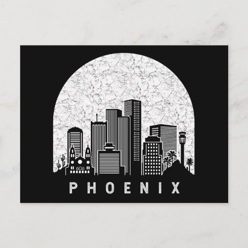 Phoenix Arizona Skyline Postcard