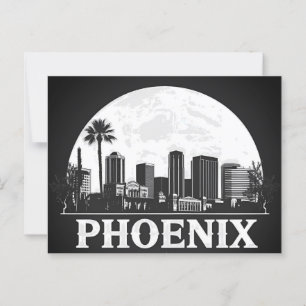 Phoenix Arizona Skyline Postcard