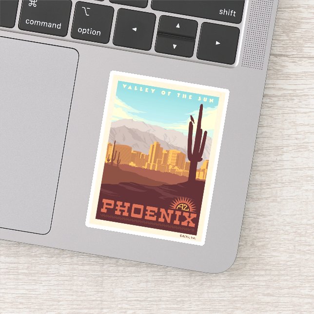 Phoenix, Arizona Sticker (Detail)