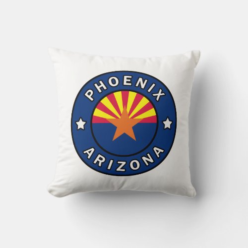 Phoenix Arizona Throw Pillow