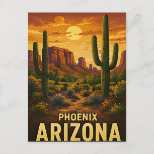 Phoenix Arizona Travel Gift Postcard