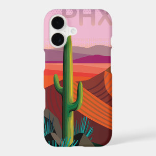Phoenix Arizona Travel Poster iPhone 17 Case