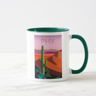 Phoenix Arizona Travel Poster Mug